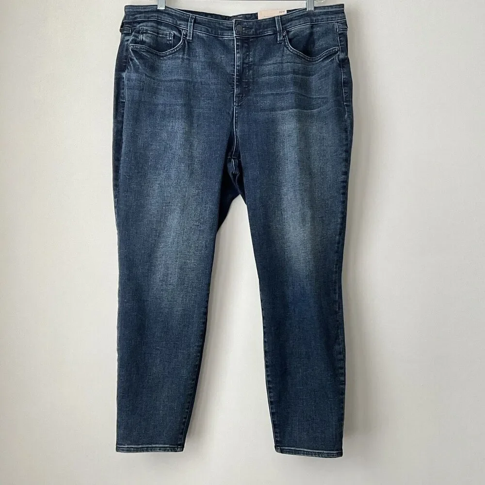 NYDJ Ami Skinny Lift Tuck Slimming Technology Jeans Blue 20W